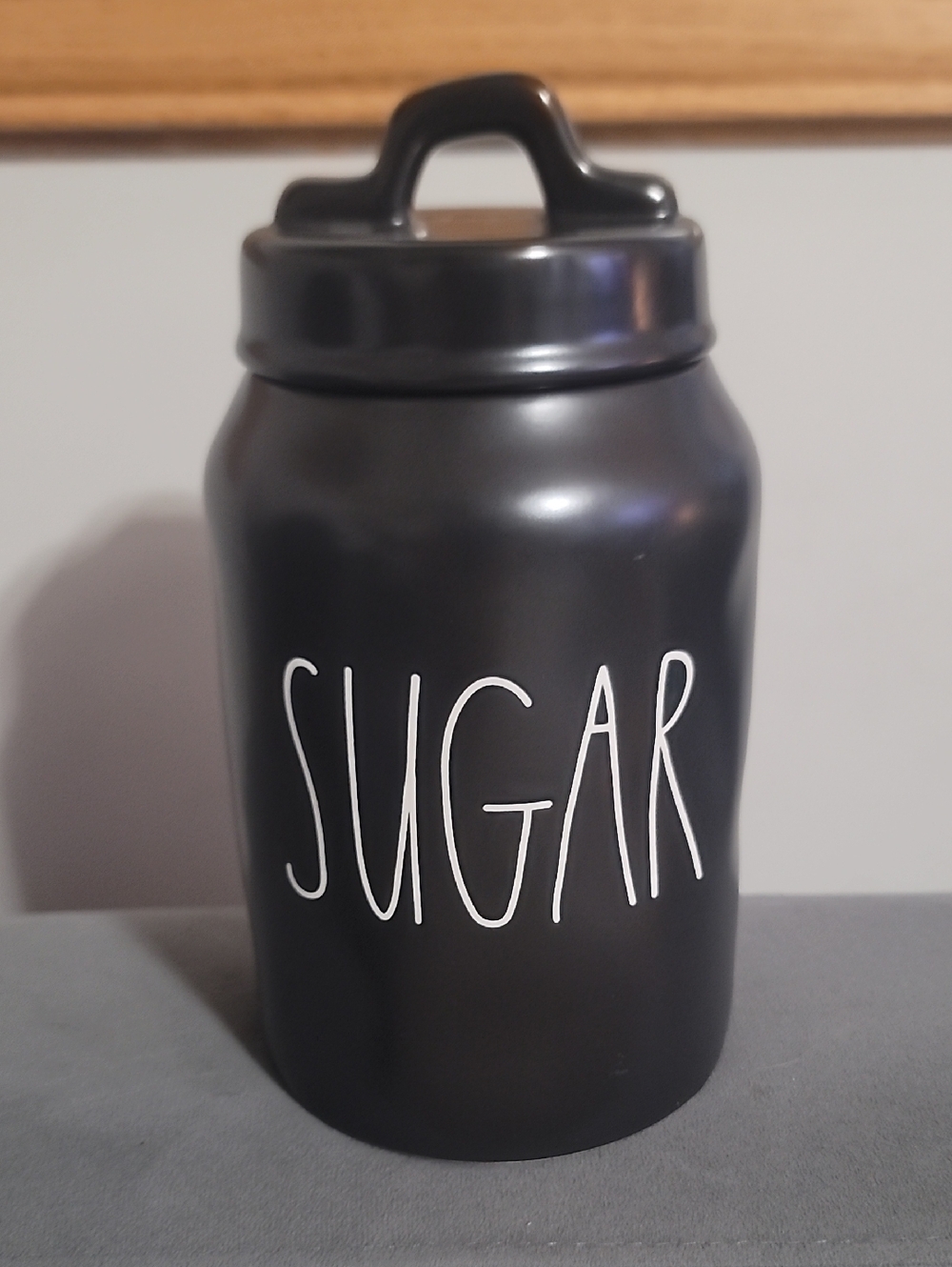 Rae Dunn Black Sugar Canister